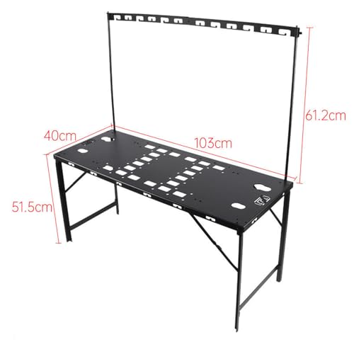 ITrims Storage Molle Panel Modular for Vehicle SUV Car Accessories Interior Trunk Organizer Rear Cargo Rack Basket Shelf Luggage Storage Carrier Hanging Boards Camping Table (C) - style: C