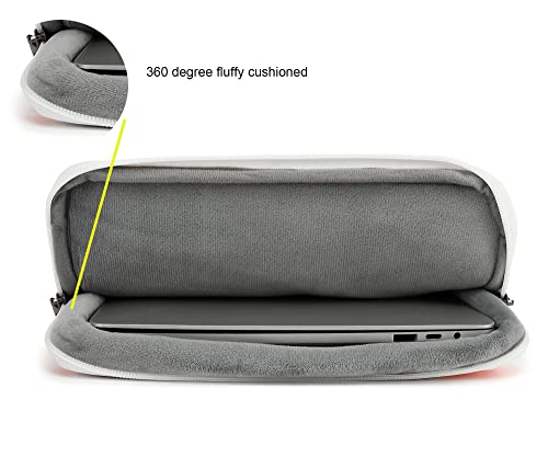 360° Protective Laptop Sleeve Case Bag Cover with Handle For iPad 12.9 inch,MacBook Pro Air 13" and 12.5 inch-13.3 inch Laptop (Flowers) - color: Flowers(3 Pockets), size: 12.5 inch-13.5 inch