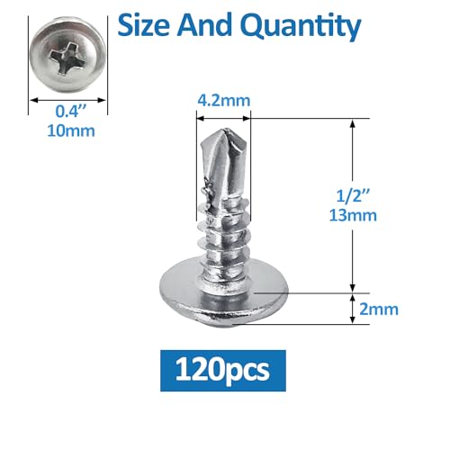 Sheet Metal Screws，Truss #8x1/2‘’（120） | Metal Fastener - color: Truss #8x1/2‘’（120）