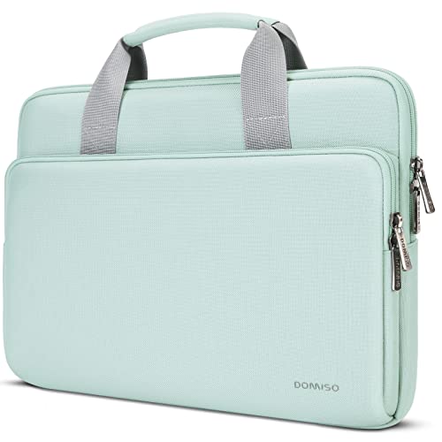 DOMISO 15.6 inch Laptop Case Sleeve Protective Cover Compatible with 16 inch MacBook Pro M4 M3 M2/Pro Max,15.6-16 inch HP Dell ASUS Lenovo Chromebook,Waterproof Computer Cases Bag,Mint Green - color: Mint Green, size: 15.6 inch