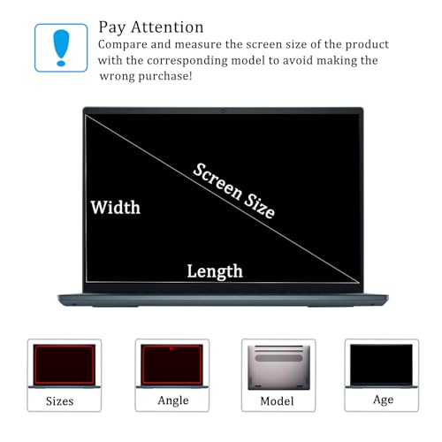 i-Tensodo 14 Inch Tempered Glass Screen Protector for 2026-2025 Lenovo Yoga 7 / 7i 2-in-1 14" (14ILL10 14AKP10) Touchscreen Laptop, 9H, Anti-Scratch - color: Tempered Glass