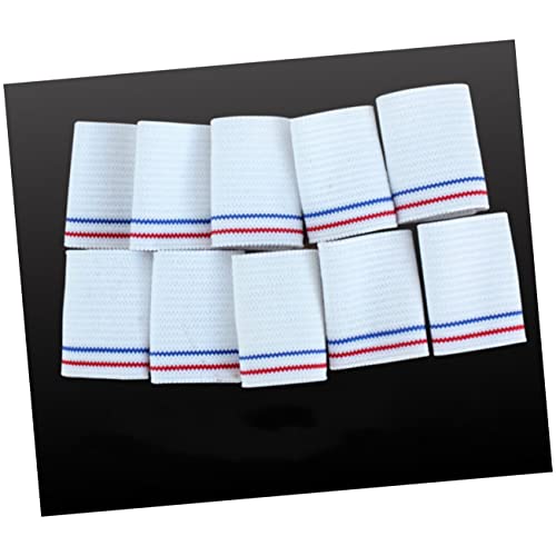 20pcs Nylon Finger Sleeves Breathable Protective Sports Guards for Basketball Volleyball Training White Knit Design for Joint Support and Injury Prevention