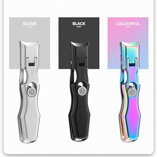 Nail Clippers, Stainless Steel Nail Clippers, Portable for Thick Nails - color: A