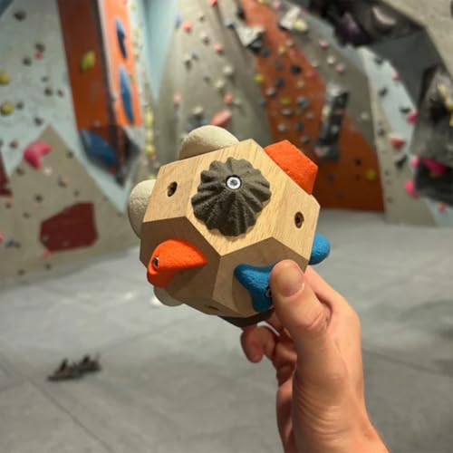 Rock Climbing Fingerboard Gifts for Rock Climbers, 3D Rock Training Ball for Grip Strength and Precision, Finger Strength Training Climbing Ball Gifts for Rock Climbers - size: 1PC