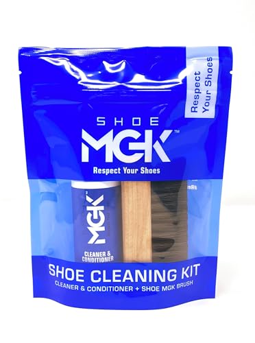 Shoe MGK Shoe Cleaner 2 oz and Brush Kit for Easy Shoe Cleaning on the Go