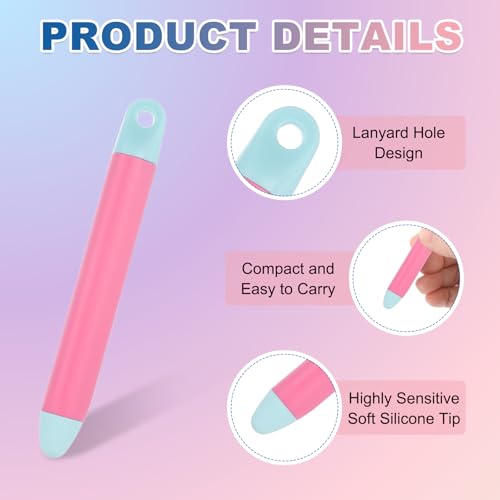 PATIKIL 2Pcs Stylus Pens for Touch Screen, High Sensitivity Universal Pen Capacitive Digital Pens Touchscreen Stylus for Phone Tablets Laptop Touch Screen Devices, Pink - color: Pink