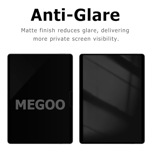 Megoo Privacy Screen Protector for Surface Laptop Go 3/2/1 12.4 Inch, Anti-Spy, Anti-Glare, Blue Light & UV Blocking, Magnetic Nano Technology, Removable Design - size: Laptop Go 3-2-1 12.4"