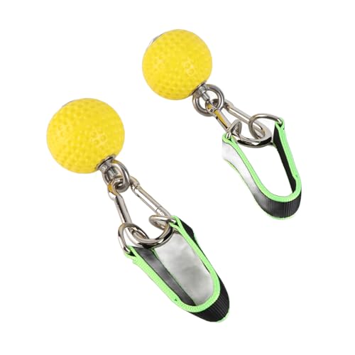 Generic Rock Climbing Pull Up Ball with Solid Plastic Design for Grip Strength Training At Home - 2 Units (yellow&black)