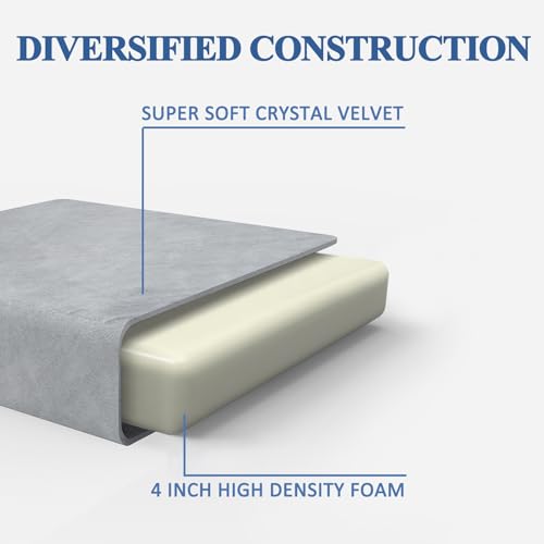 SINWEEK Tri Folding Mat Foam Topper 3.95" Thickness Floor Cot Mat, Guset mat with Removable&Machine Washable Cover and Lining, CertiPUR-US Certified 25 x 75 Inch - size: S (25 x 75 Inch), style: High Support Foam