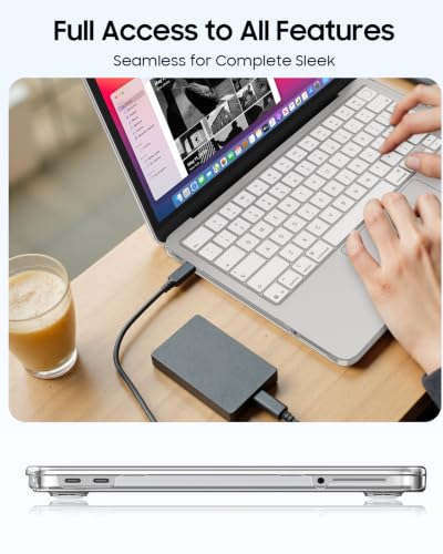 Fintie Case for MacBook Neo 13 Inch A3404 2026, Crystal Laser Bow | Snap-On Hard Shell Cover, Ultra-Thin, Slim Fit, Lightweight - color: Crystal Laser Bow