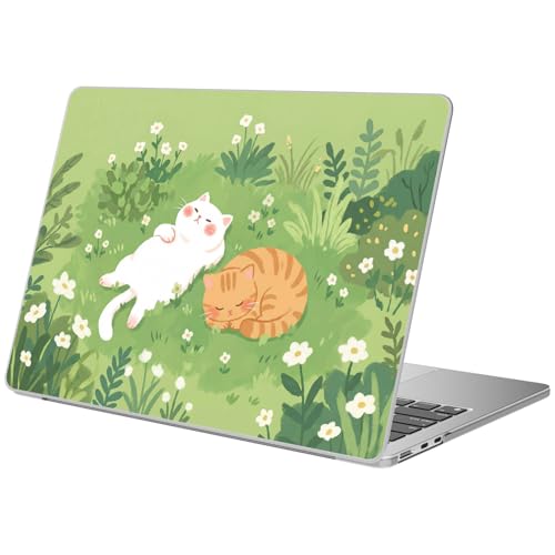 Compatible with MacBook Pro 13 inch Case Cute Cat Flower | M2 2025, 2024-2016 A2338 M1 A2251 A2289 A2159 A1989 A1708 A1706 | Kitten Protective Hard Shell Matte Cover for Mac Pro 13 - color: Cat G, size: MacBook Pro 13 inch