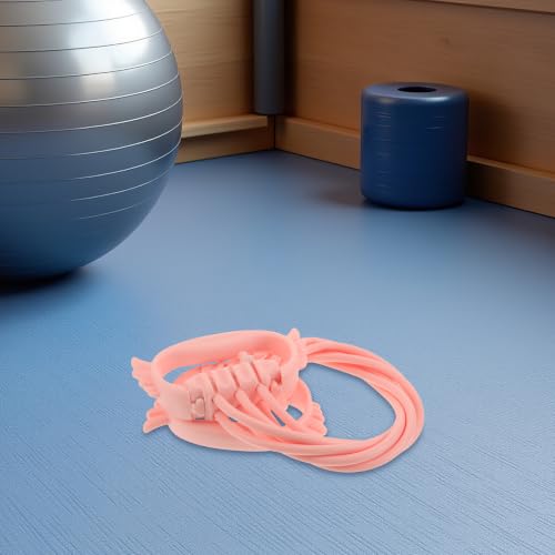 Operitacx Figure 8 Fitness Resistance Band with Handles | 15-90LBS Elastic Bands for Arm Back & Shoulder | Portable Exercise Equipment for Yoga & Pilates Stretching