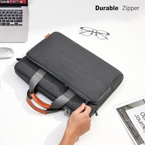 Bagasin Laptop Sleeve Case Bag Compatible with MacBook Air Pro, 13-14 inch Notebook, Compatible with MacBook Pro 14 inch M4 M3 M2 M1 | Laptop case bag fits MacBook Air/Pro 13-14'', MacBook Pro 14'' M4/M3/M2/M1. Sleeve-style, durable protection - color: Gr