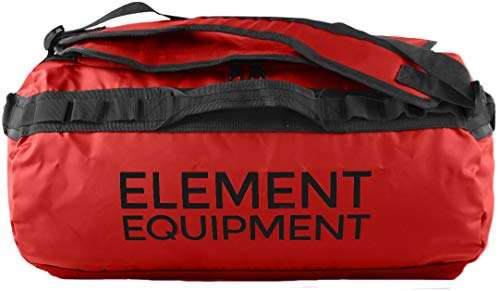 Element Equipment Trailhead Duffel Bag Shoulder Straps Waterproof Red Small - color: Red, size: Small 30 Liters