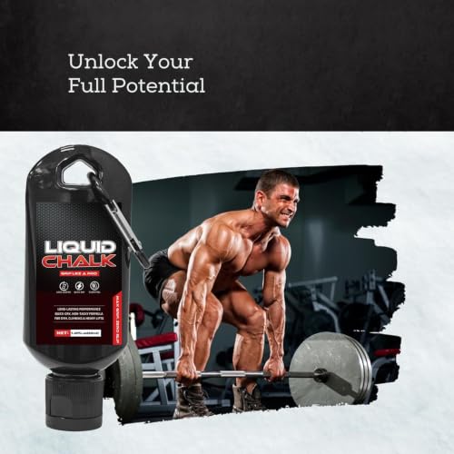 Weightlifting Liquid Chalk 50ml Gymnastics Grip Support | Rock Climbing Chalk for Men Women Powerlifters Weightlifters Athletes Gymnasts Trainers Competitors Gym Studio Bouldering
