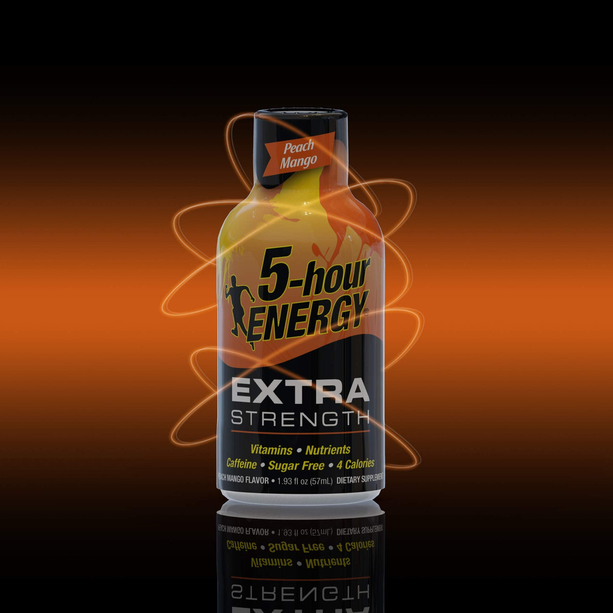 5-hour ENERGY Shot Extra Strength Peach Mango – 1.93 oz, 12 Count