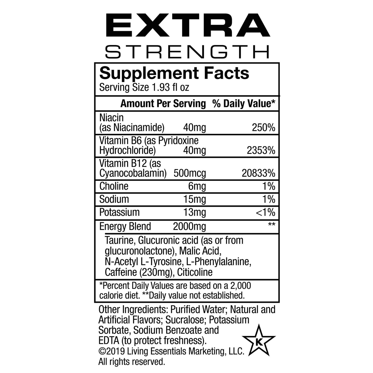 5-hour ENERGY Shot Extra Strength Peach Mango – 1.93 oz, 12 Count