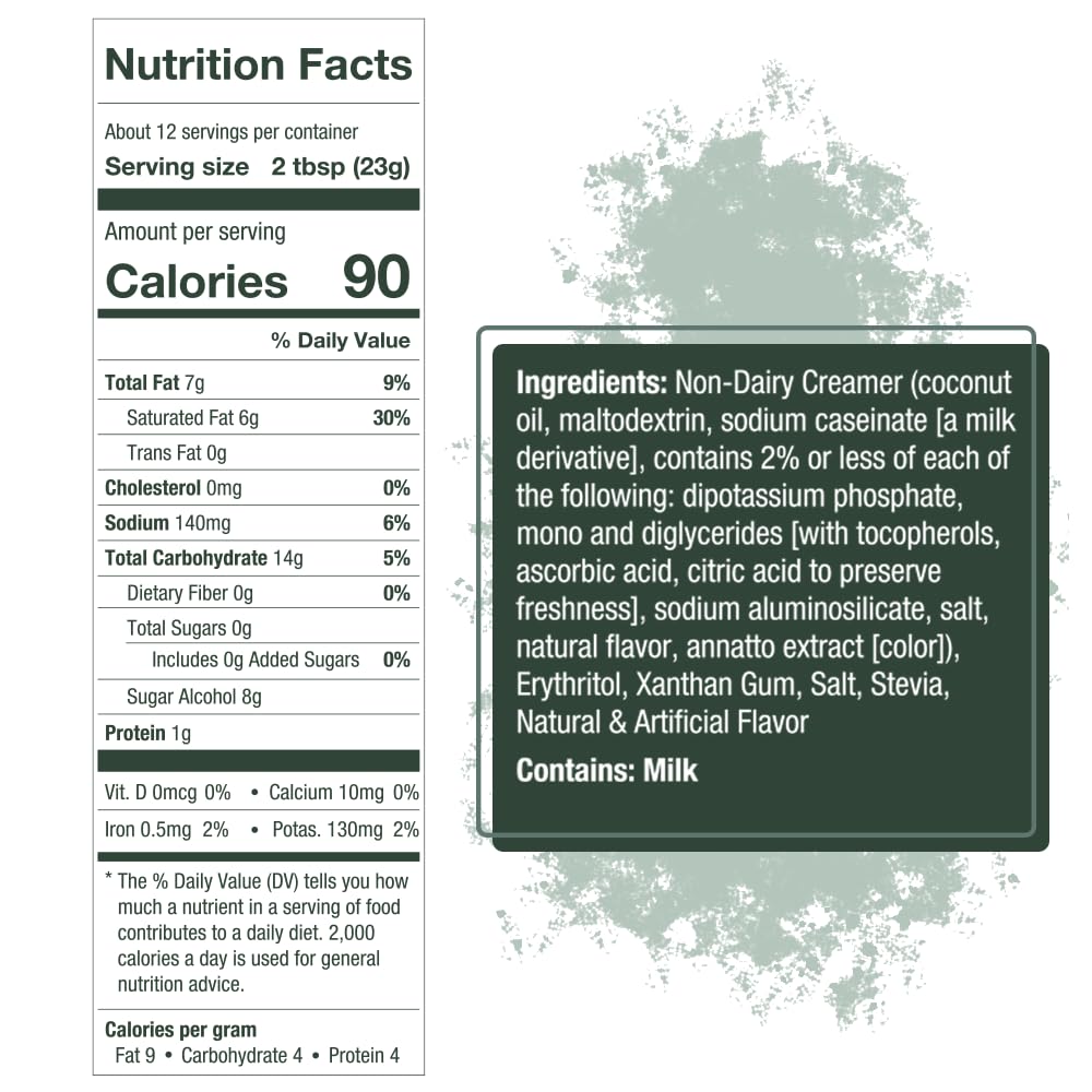 5 SPARROWS Healthy Sugar-Free Frappe Mix Powder – Stevia-Sweetened, Zero Sugar, Keto-Friendly, 10 oz