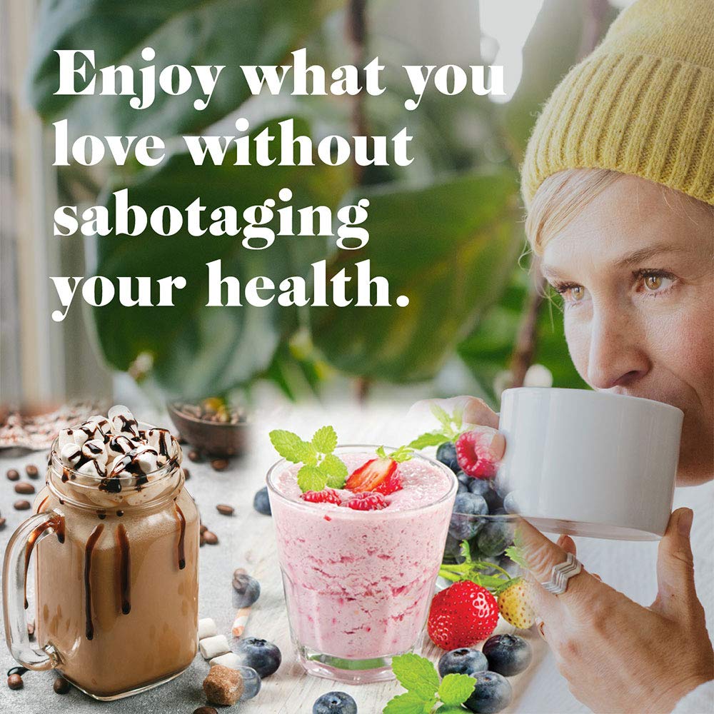 5 SPARROWS Healthy Sugar-Free Frappe Mix Powder – Stevia-Sweetened, Zero Sugar, Keto-Friendly, 10 oz