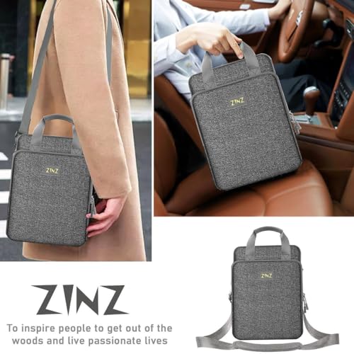 Laptop Case 12.9 13 Shoulder Bag, Expandable Handbag with Valuables Compartment Compatible with MacBook Air/Pro/Neo 13" M5/M4/M3/M2/M1, iPad 12.9/13/11, Water-Resistant & Shockproof,L01G03 - color: L01g03, size: 13"