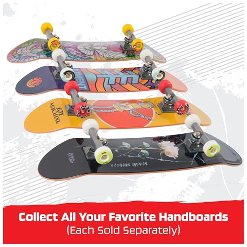 TECH DECK Real Skateboards Handboard, Authentic Mini Skateboard | 9x Larger than a Fingerboard, Hands Only, Authentic Graphics, Die-Cast Trucks, Skateboard Gifts for Kids & Collectors Ages 6+ - style: Real Skateboards