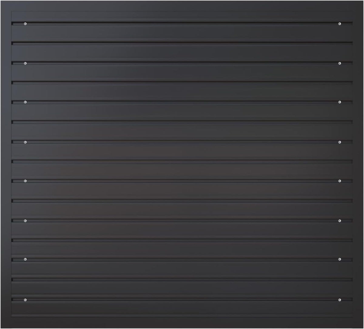 NeatiEase Slatwall Panel Wall Storage Systems, 4 x 4ft Slat Wall Paneling Garage Wall Organizer, Heavy Duty Wall Mounted PVC Wall Rack (Black)