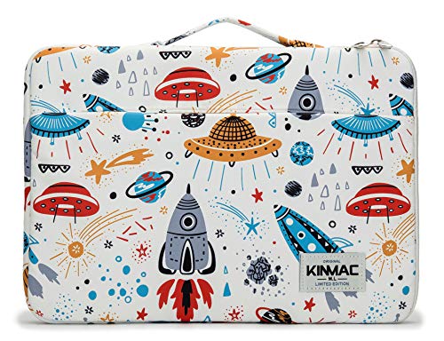 Kinmac 360° Protective Water Resistant Laptop Case Bag Sleeve with Handle for Surface Pro,MacBook Pro 13",MacBook 12",New MacBook Air 13" Retina,iPad pro 12.9 and 12 inch-13.3 inch Laptop (Spaceship) - color: Spaceship, size: 12 inch-13.3 inch