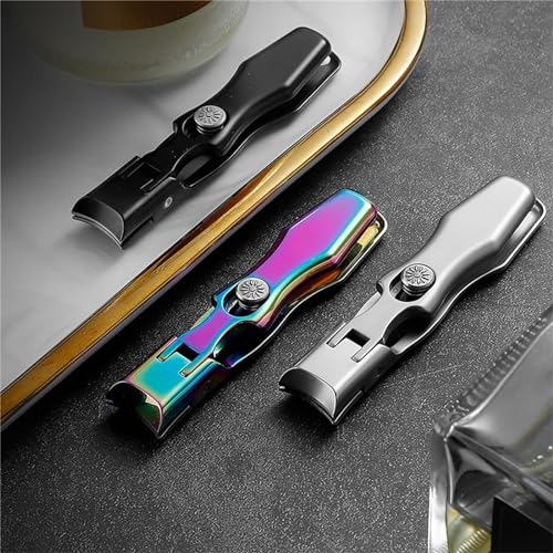 Nail Clippers, Stainless Steel Nail Clippers, Portable for Thick Nails - color: 3color