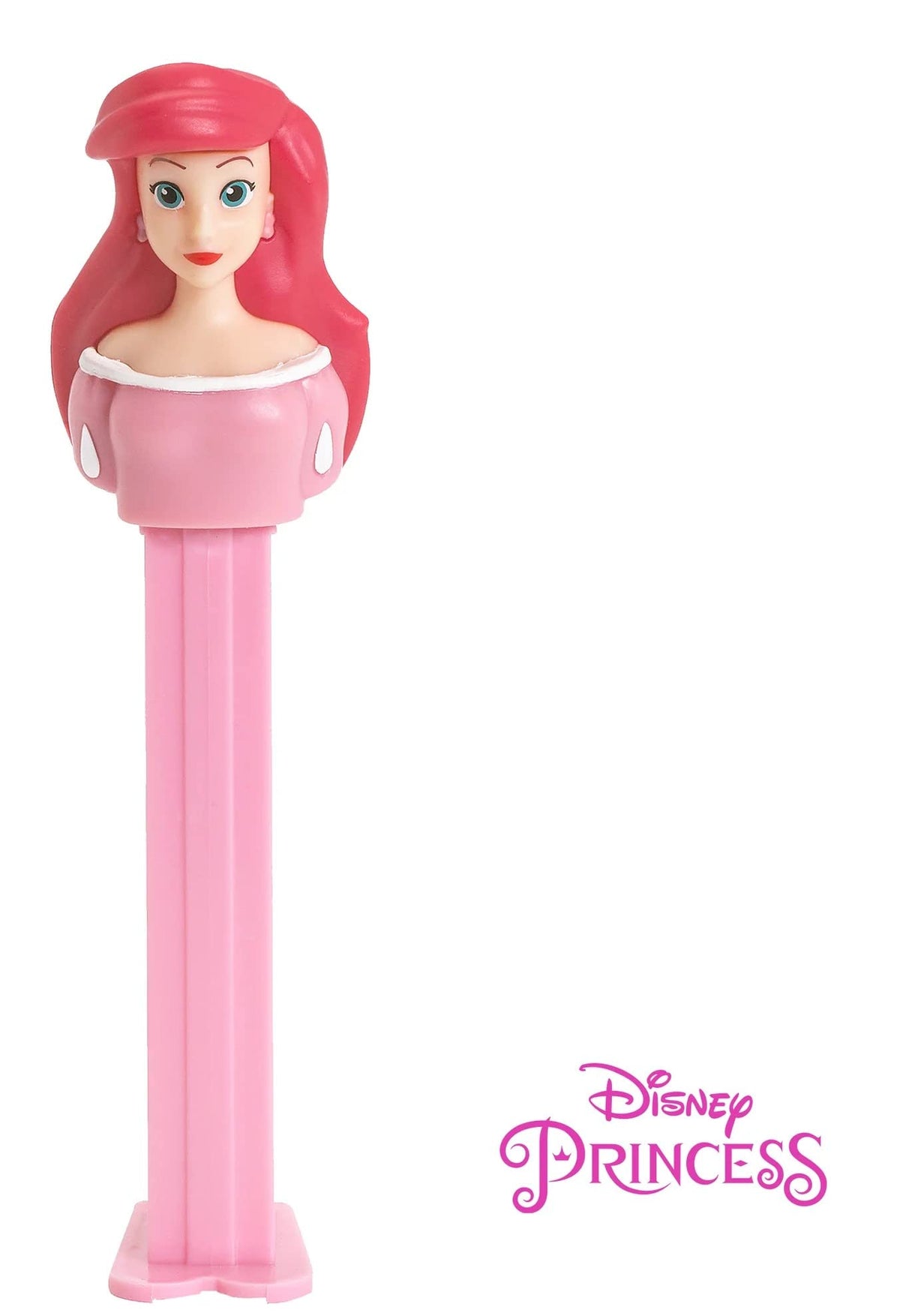 PEZ Ariel Little Mermaid Candy Dispenser - Ariel Little Mermaid Disney Princess Candy Dispenser Party Favor with 2 PEZ Candies Refills | Princess