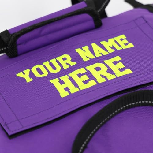 Lightning X Customizable Large EMT Medic First Responder EMS Trauma Jump Bag w/Embroidered Name - PURPLE - color: PURPLE