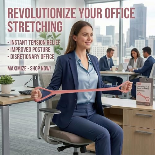 Figure 8 Resistance Band with Handles Elastic Exercise Band for Arm Back & Shoulder Workout Non-Slip 8 Shaped Resistance Band for Home Gym Yoga Pilates Stretching & Physical Therapy 3Pack - color: Blue Pink Purple