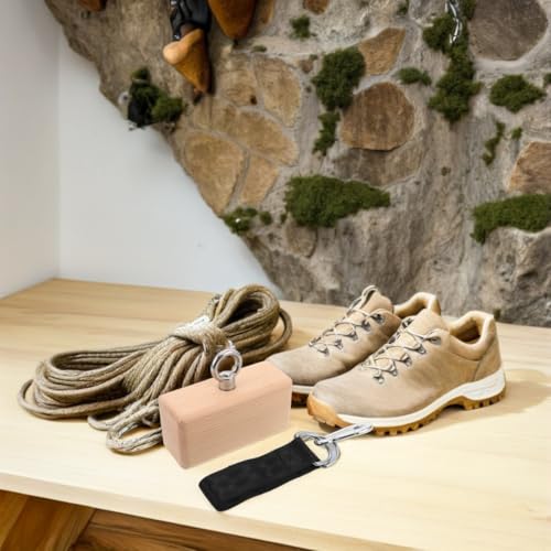 VICASKY Grip Strength Trainer Made of Sturdy Wood Wooden with Adjustable Resistance and Modular Design and Lifting, Ergonomic Block Shape for Gym Grip Training for Athletes and Climbers