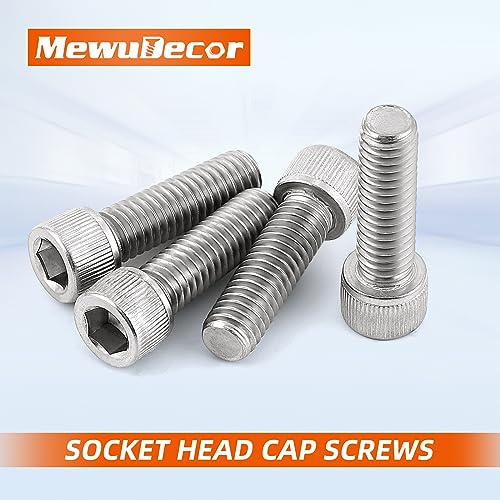 3/8-16 x 1-1/2" Socket Head Cap Screws Bolts, Stainless Steel 18-8 (304), Bright Finish, Fully Threaded, Allen Socket Drive, 10 PCS - size: 3/8-16 x 1-1/2"