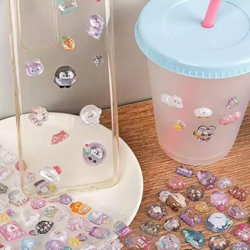 3D Puffy Stickers 10 Sheets 500+Kawaii Stickers for Phone Case & Handbooks ﻿ - style: 10PCS Stickers