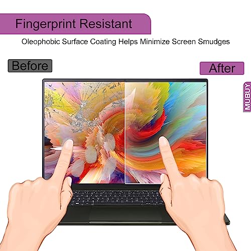 14" Laptop Screen Protector Tempered Glass for HP/Dell/Sony/Samsung/Lenovo/Acer/MSI/LG/Razer Blade 14 Inch Aspect Ratio 16:9 Laptop , 9H Hardness, Anti-fall, Fingerprint Resistant, Bubble Free(309 x 174mm/ W x H) - size: 14 inch 16:9