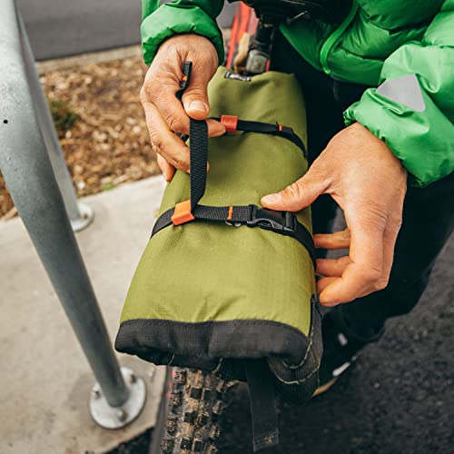 GEAR AID Utility Straps with Side-Release Buckle, Secure and Compress Camping, Biking, Hunting, Boating Gear, 1” Width, 60" Length - size: 1" x 60", style: 2 Straps
