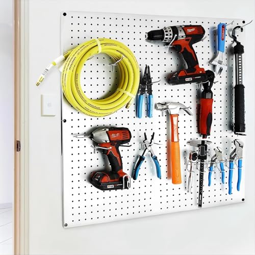 Bamboo's Grocery LoKii 45 Pack 4 Inch Silver Pegboard Hooks, 1/4" Heavy Duty Peg Board Shelving Hooks Organizer Accessories, Peg Board Tool Hangers - size: 4 Inch 45 Pack
