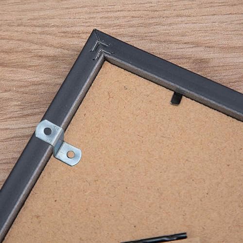 15PCS 3/4" Canvas Clips for Picture Framing, Offset Mounting Hardware with Screws for Art and Mirror Installation - size: 3/4"