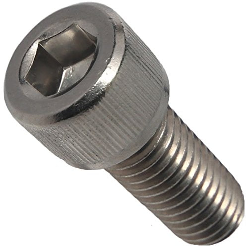 1/2-20 x 2 Socket Head Cap Screws, Full Thread, Allen Socket Drive, Stainless Steel 18-8, Bright Finish, Quantity 5 Pieces By Fastenere - size: 1/2-20 x 2 (5 Pack)