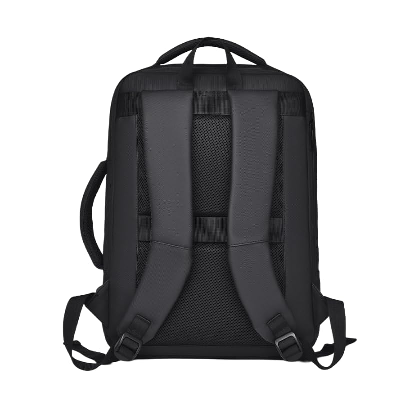 Travel Laptop Backpack, Expandable Business Bag, Water Resistant, USB Charging Port, Fits 15.6 Inch Laptop (Green) - color: Green