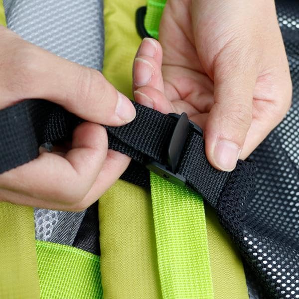 Backpack Extension Bag Large Capacity Storage Mesh Pocket Outdoor Accessory External Storage Pouch Foldable Oxford Cloth Weatherproof Breathable