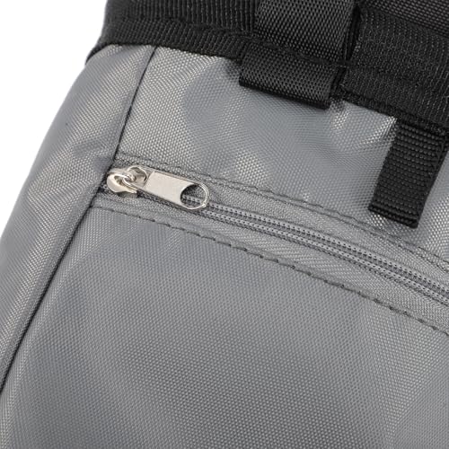 Anti-Slip Chalk Bag for Rock Climbing with Wear-Resistant Oxford Fabric and Fleece, Large Capacity Climbing Powder Storage Bag for Outdoor and Camping Use