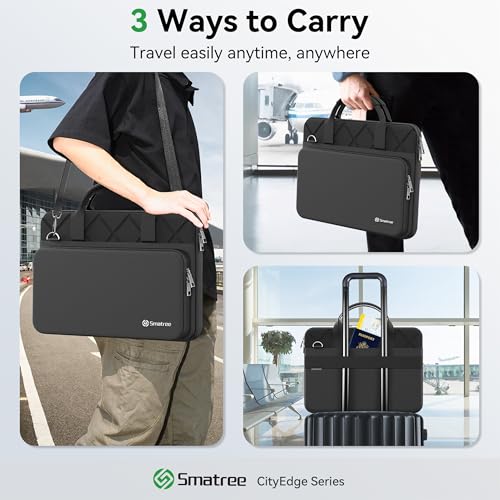 Smatree CityEdge Laptop Shoulder Case for 15.6-16 inch DELL G15/G16 Gaming | for 16 inch Alienware m16/x16, for 16inch Alienware 16 Area-51 GamingLaptop, Sleeve with Accessory Pocket (CE03) - size: for 16 inch Alienware m16/x16/Area-51(CE03)