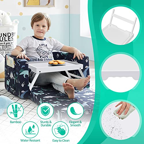 Artmeer FSC 100% Bamboo Bed Tray with Folding Legs, Medium, White | FSC 100% bamboo bed tray with folding legs, handles and raised edges for meals, laptops, reading and serving in bed. - color: White, size: Medium