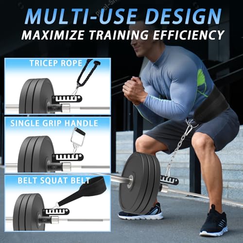 J Bryant Landmine Attachment & Belt Squat Series, Fits 2" Olympic Barbells, Heavy-Duty Steel Full-Body Training Tools for Press, Rows, LAT Pulldowns & Lower Body Workouts - style: Landmine Attachment 1