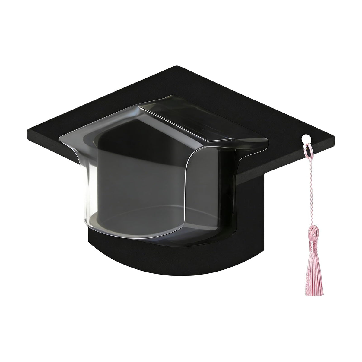 NRGQAXM Graduation Cap Candy Box, Graduation Cards with Plastics Domes Graduations Candy Dome Greetingcard Gift with Tassels Chocolate Box for Friend