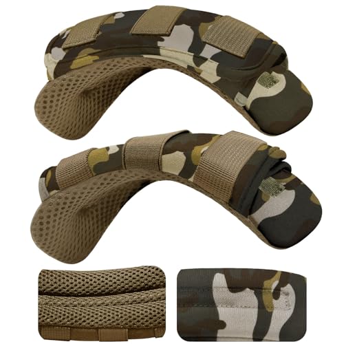 ZINZ 2-Pack Universal Wide Shoulder Pad with Ultra Thick Cushion for Bag Luggage Backpack Bag Crossbody - color: CA01FL02