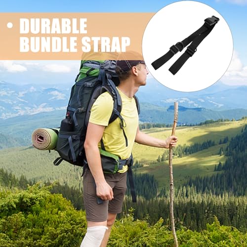 2pcs Heavy Duty Cargo Fixed Straps with Quick Release Buckle, Thickened Lashing Tie-Down Straps for Tent, Backpack, and Yoga Mat Securement