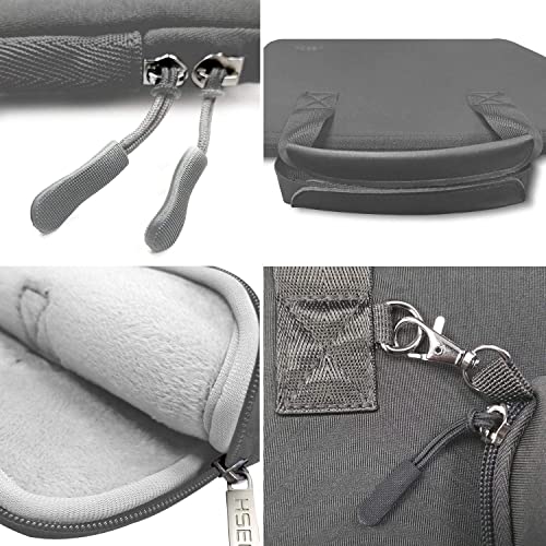Hseok Laptop Sleeve 13.3-14 inch Case with Small Pouch, Neoprene Computer Bag Compatible with MacBook Neo/Pro 14 M5/M4/M3/M2/M1, Mac Air/Pro 13.3, XPS 14 and Most 13-14 inch Notebooks,D02G01 - color: D02g01, size: 13"-14"