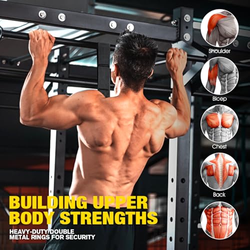 Pull Up Assistance Bands, Resistance Bands for Pull Up Bar Workout, Adjustable Heavy Duty Pull Up Assist Equipment with 4 Assistance Bands, Home Gym Fitness Exercise Strength Training - color: 1-Black